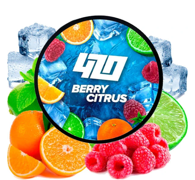 Тютюн для кальяну 420 Classic Frost Line Berry Citrus (Малина Апельсин Лайм) 100 г