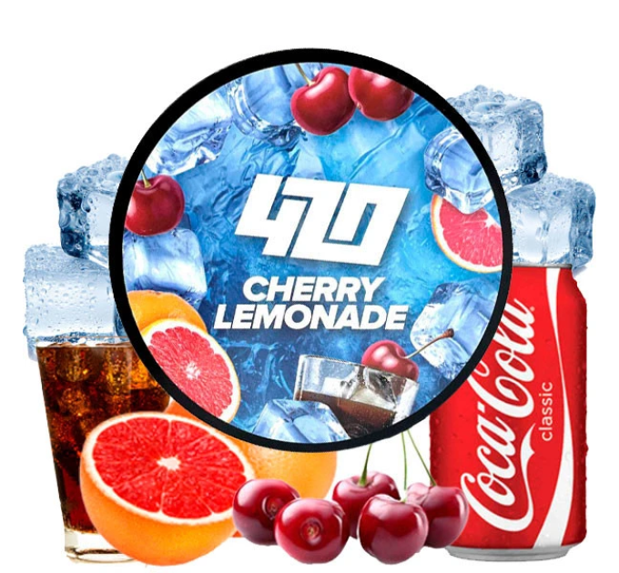 Тютюн для кальяну 420 Classic Frost Line Cherry Lemonade (Вишня Грейпфрут Кола) 100 г