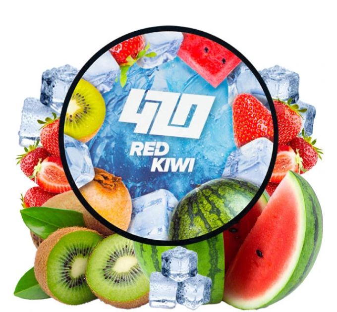 Тютюн для кальяну 420 Classic Frost Line Red Kiwi (Ківі Кавун Полуниця) 100 г