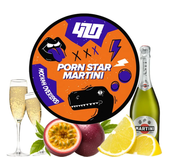 Тютюн для кальяну 420 Hookah Overlord Porn Star Martini (Маракуйа Лимон Ігрісте) 100 г Тютюн для кальяну 420 Hookah Overlord Porn Star Martini (Маракуйа Лимон Ігрісте) 100 г