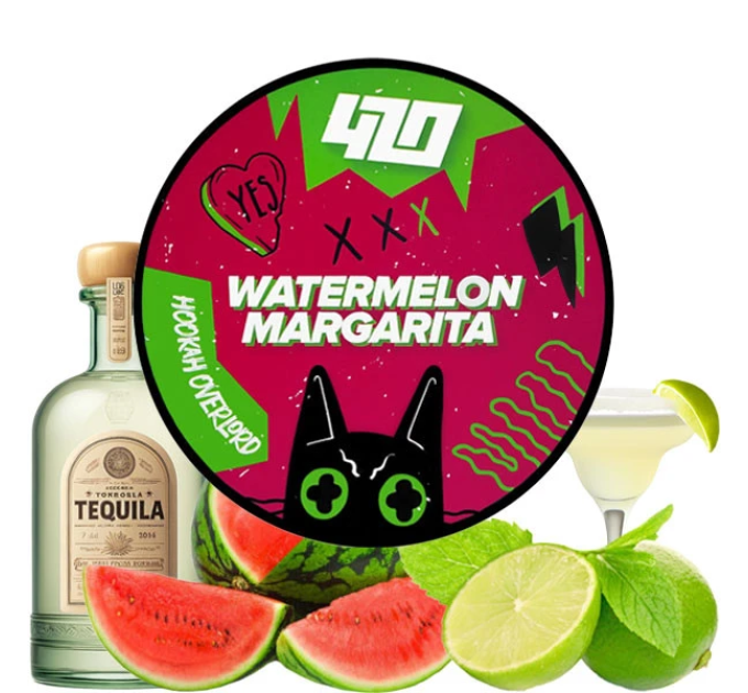 Тютюн для кальяну 420 Hookah Overlord Watermelon Margarita (Кавун Текіла Лайм) 100 г Тютюн для кальяну 420 Hookah Overlord Watermelon Margarita (Кавун Текіла Лайм) 100 г