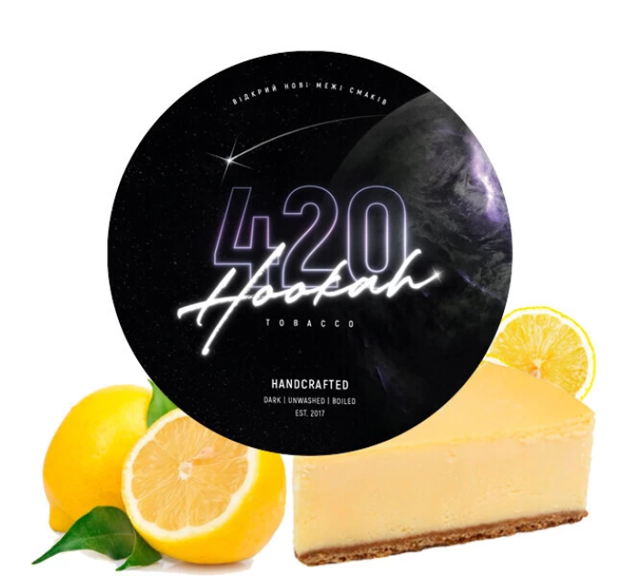 Тютюн для кальяну 420 Classic Lemon Cake (Лимонний пиріг) 100 г