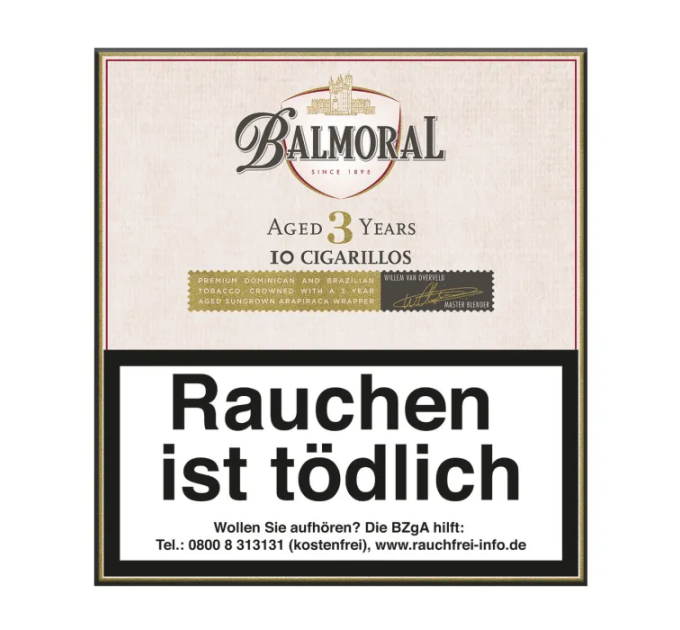 Сигарили BALMORAL Aged 3 Years Cigarillos 10 шт