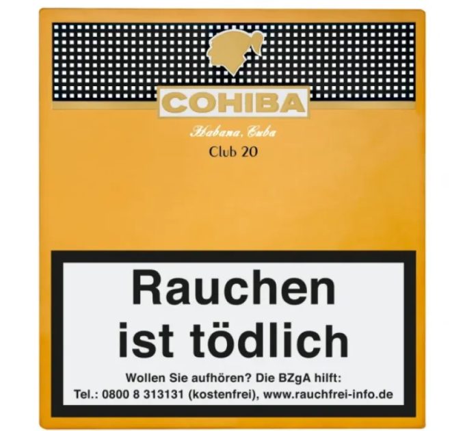 Сигарили COHIBA Club (Куба) 20 шт 
