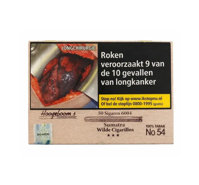 Сигарили Hoogeboom’s Wilde №54 (Sumatra) 50 шт