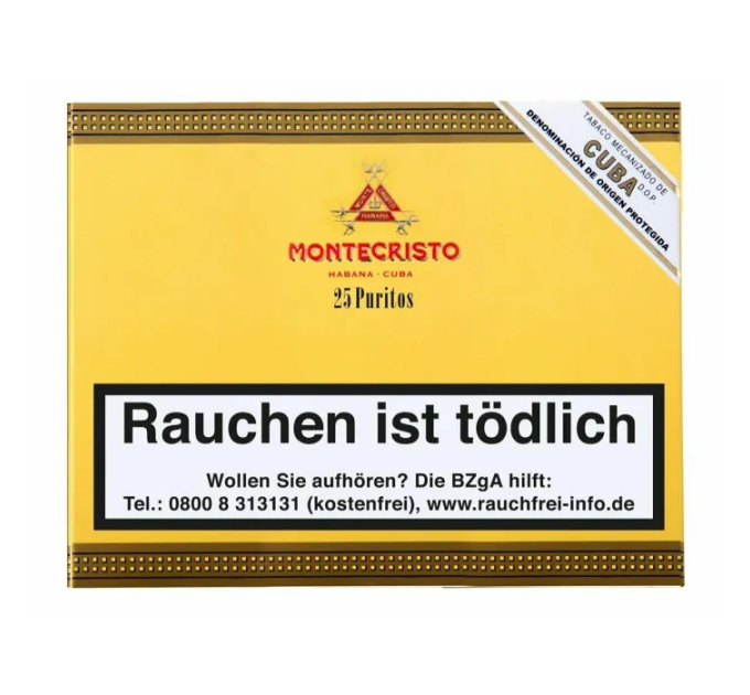Сигарили Montecristo Puritos (Куба) 25 шт