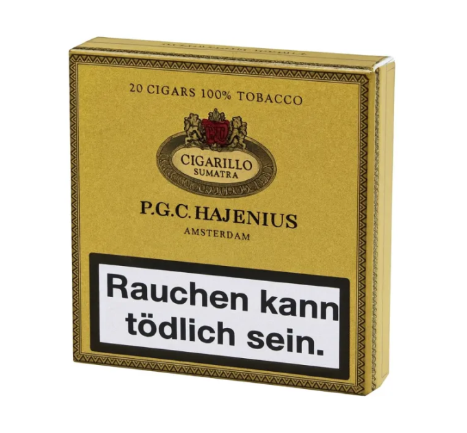 Сигарили P.G.C. HAJENIUS Cigarillo Sumatra (Суматра) 20 шт