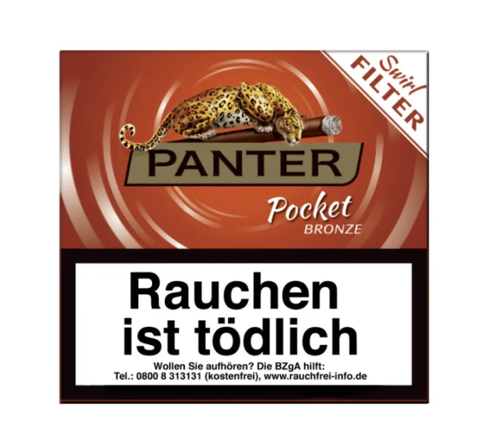 Сигарили Panter Pocket Bronze Swirl Filter 10 шт