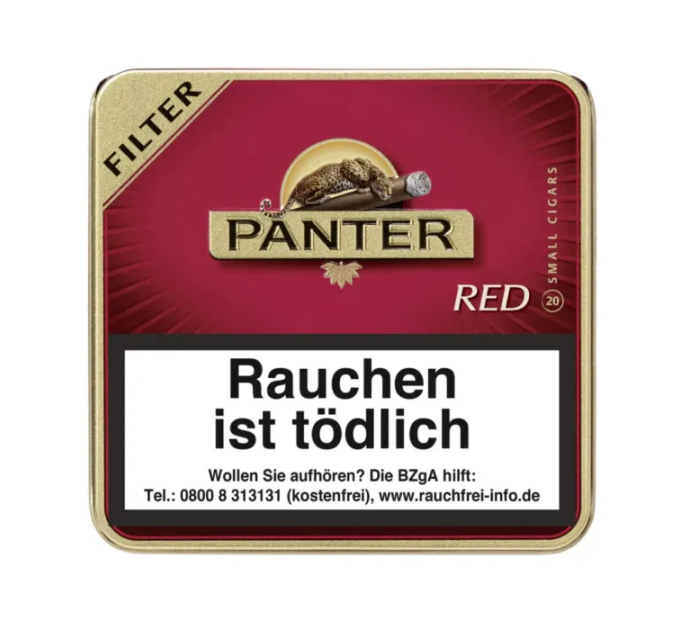 Сигарили Panter Filter Red Vanilla 20 шт