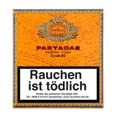 Cигарили Partagas Habana Club 20 (Куба) 20 шт