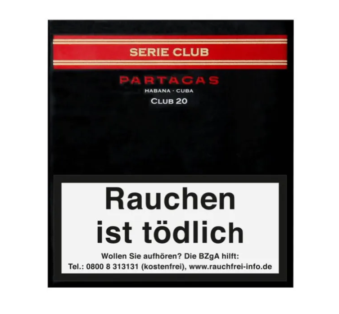 Cигарили Partagas Habana Cuba Serie Club 20 (Куба) 20 шт