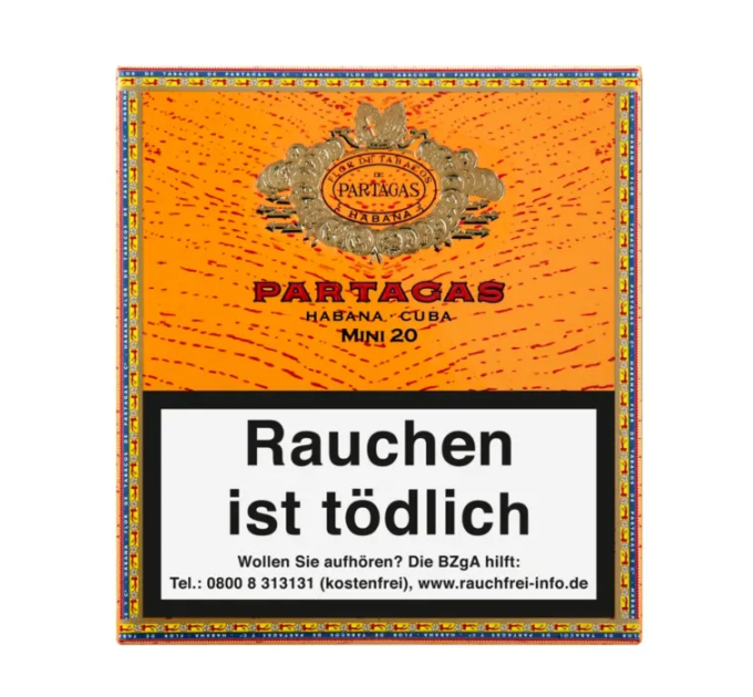 Cигарили Partagas Habana Cuba mini 20 (Куба) 20 шт