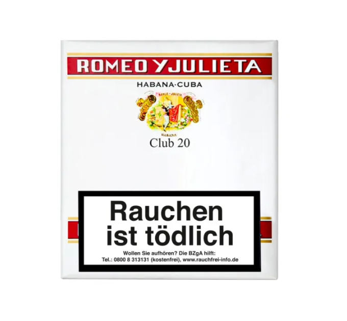 Cигарили ROMEO Y JULIETA Club 20 (Куба) 20 шт