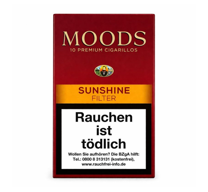 Cигарили MOODS Sunshine Filter 10 шт