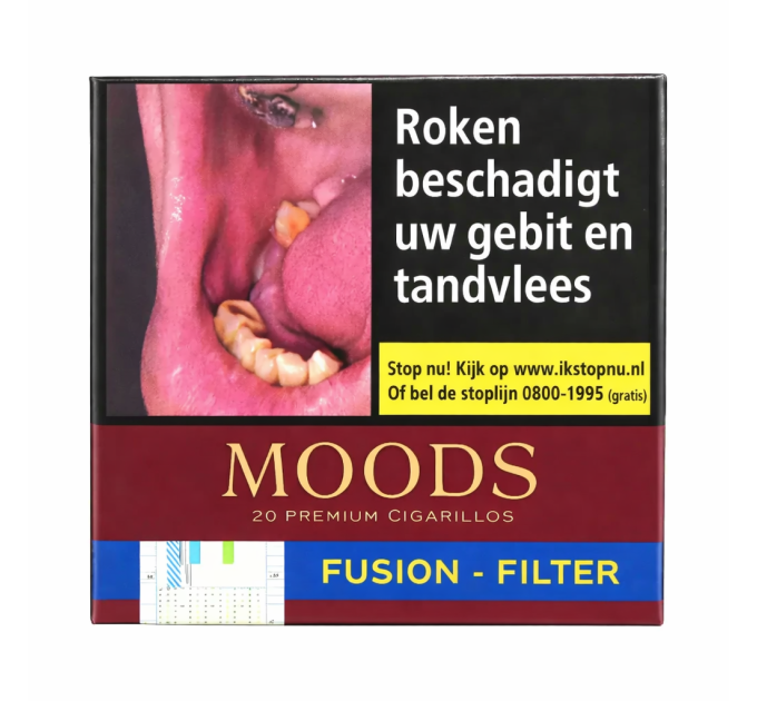Cигарили MOODS Fusion Filter 20 шт