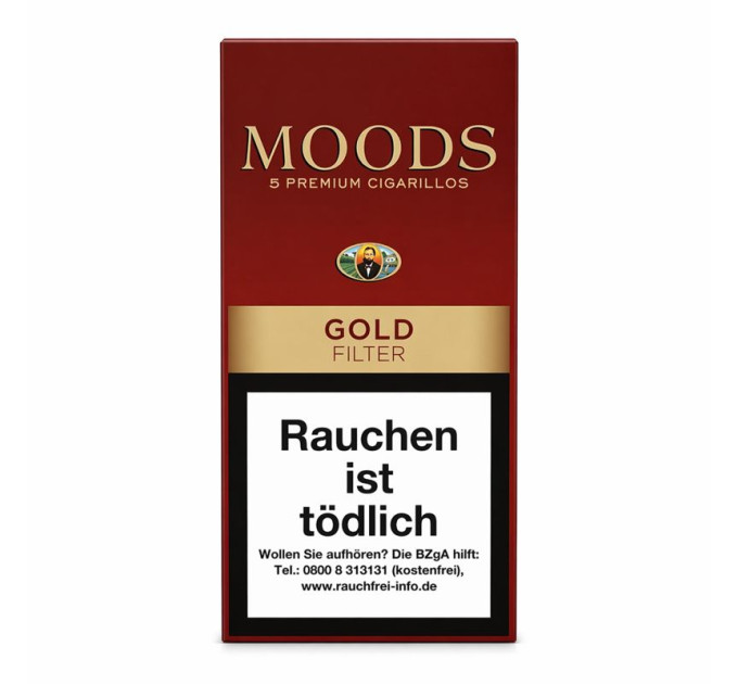 Cигарили MOODS Gold Filter 5 шт