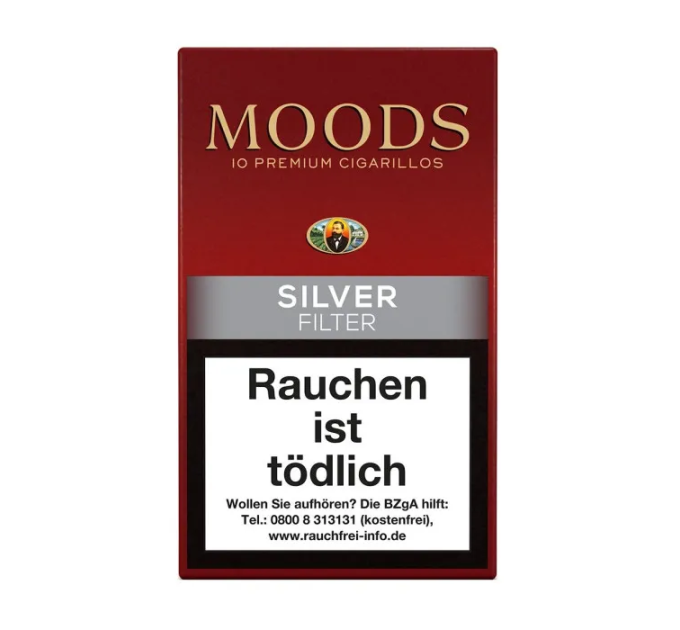 Cигарили MOODS Silver Filter 10 шт