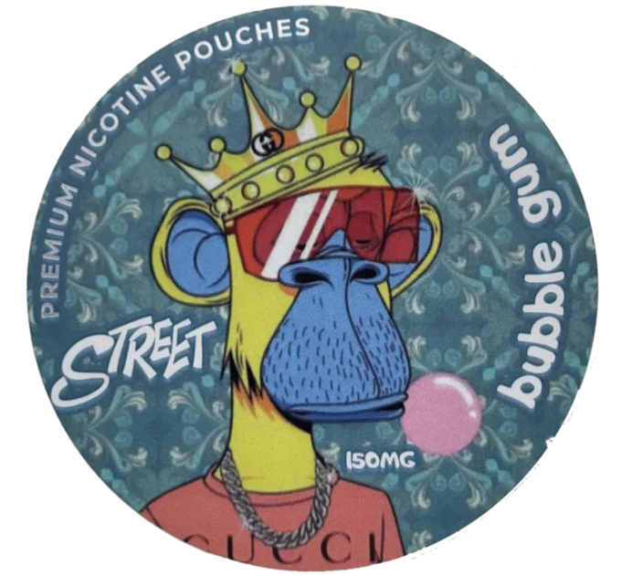 Снюс Street Bubble Gum (Жувальна гумка) 150 мг Снюс Street Bubble Gum (Жувальна гумка) 150 мг