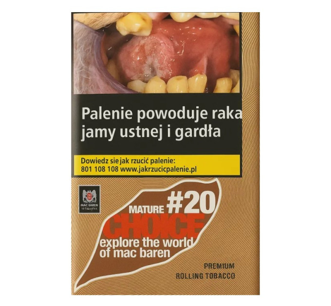 Тютюн для самокруток Mac Baren #20 30 г