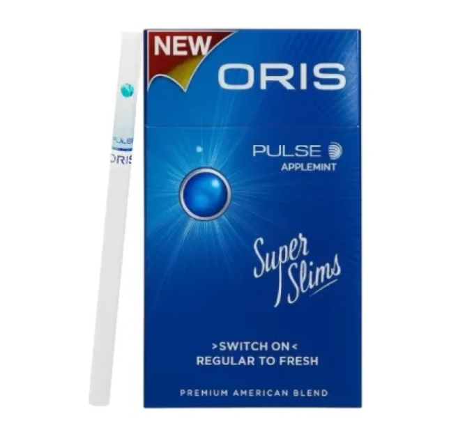 Сигарети Oris Superslim Apple Mint Capsule (яблуко м'ята) 20 шт