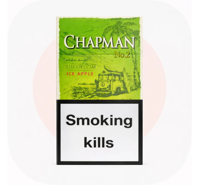 Сигарети Chapman Superslim Ice Apple (яблуко з льодом) 