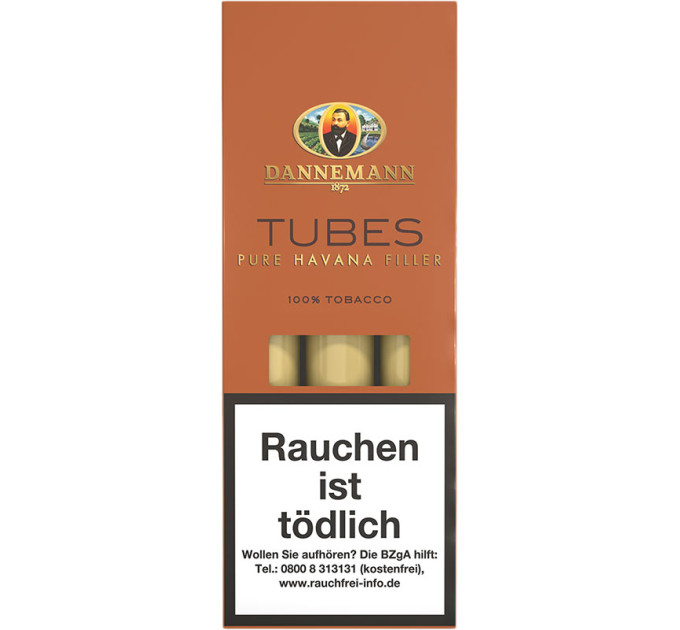 Сигары Dannemann Tubes Pure Havana Filler 3 шт Сигары Dannemann Tubes Pure Havana Filler 3 шт