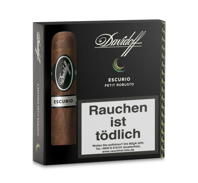 Сигари Davidoff Escurio Petit Robusto (Домінікана) 4 шт