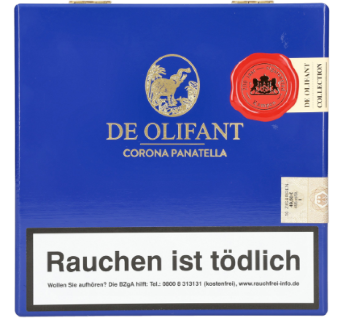 Сигари De Olifant Corona Panatella Collection (Brasil/Vintage Sumatra) 10 шт Сигари De Olifant Corona Panatella Collection (Brasil/Vintage Sumatra) 10 шт
