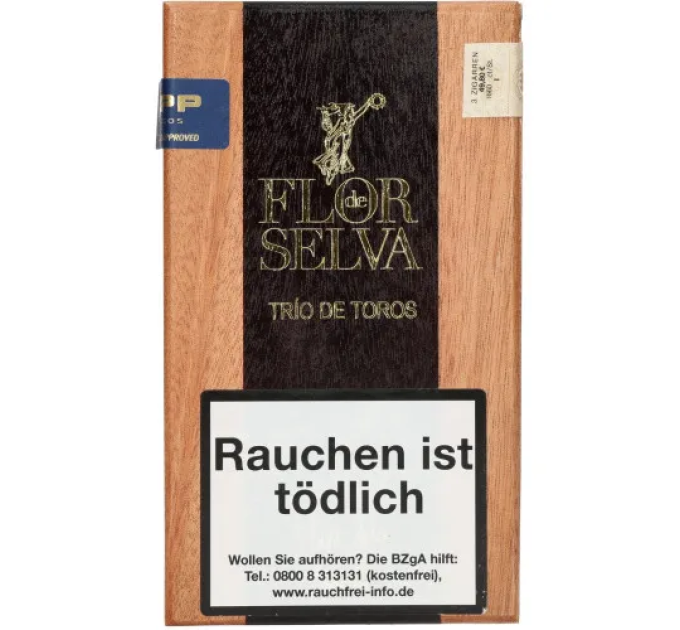 Сигари Flor de Selva Toro Trio Sampler (Гондурас) 3 шт