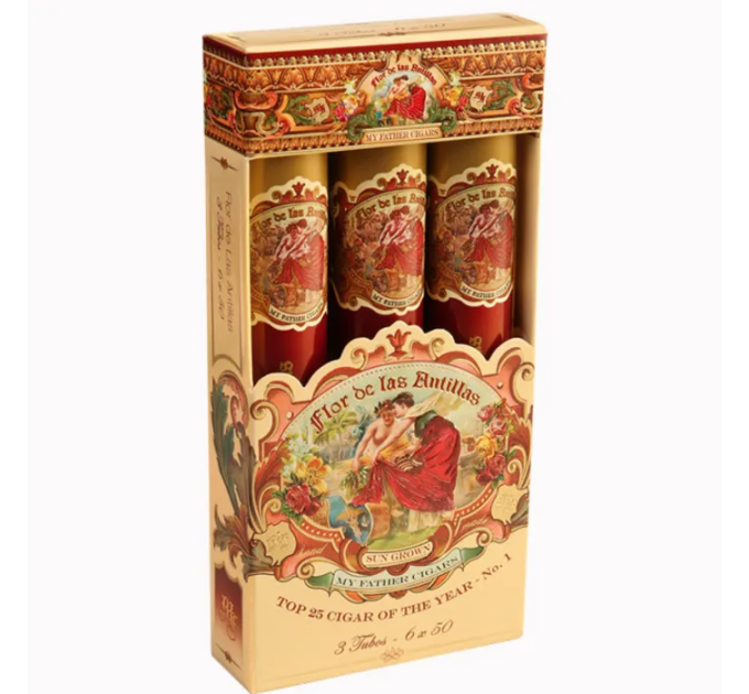 Сигари Flor de Las Antillas Sun Grown Toro tube (Домінікана) 3 шт