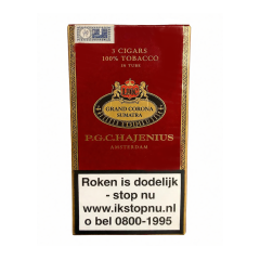 Сигари P.G.C. HAJENIUS Grand Corona Sumatra (Суматра) 3 шт