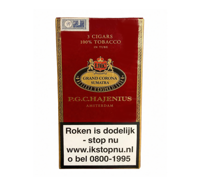 Сигари P.G.C. HAJENIUS Grand Corona Sumatra (Суматра) 3 шт