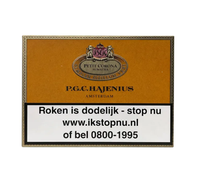 Сигари P.G.C. HAJENIUS Petit Corona Sumatra (Суматра) 10 шт