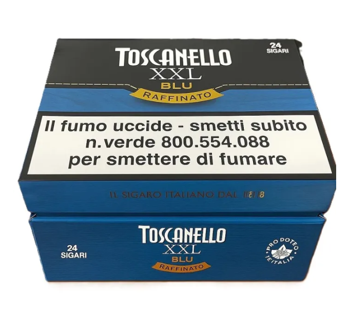 Сигари Toscanello XXL Blu Raffinato (Італія) пачка 24 шт
