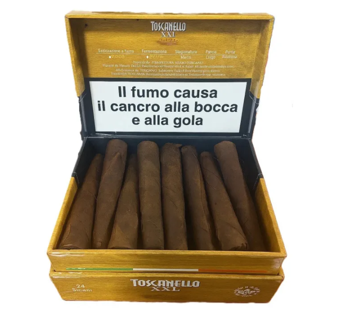 Сигари Toscanello XXL Giallo Raffinato (Італія) пачка 24 шт