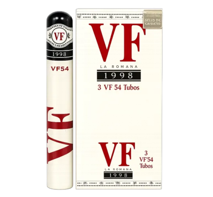 Сигары VegaFina 1998 VF 54 Tubos 3 шт Сигары VegaFina 1998 VF 54 Tubos 3 шт