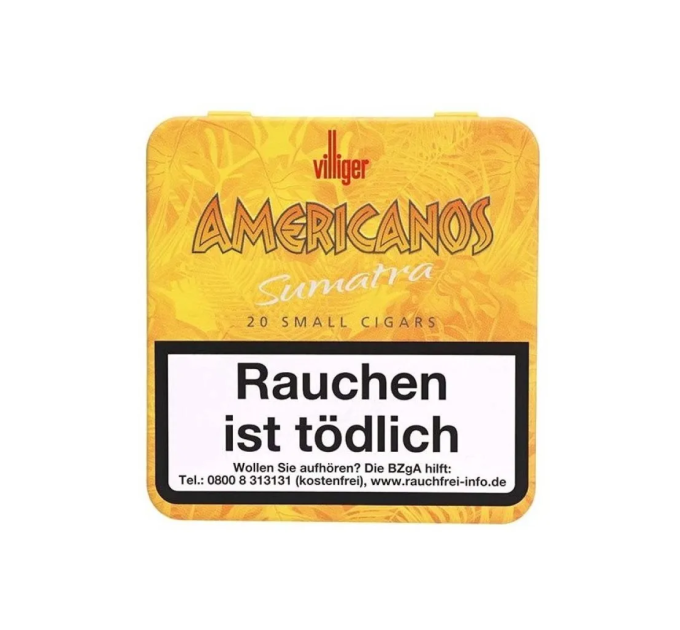 Сигари Villiger Americanos Sumatra (Суматра) 20 шт
