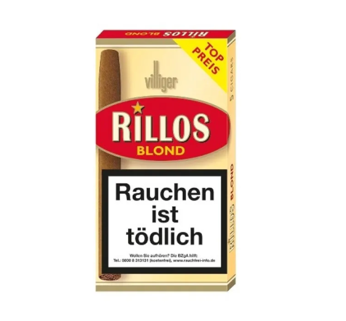 Сигари Villiger Rillos Blond (Суматра) 5 шт