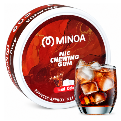 Нікотинові жуйки Minoa Iced Cola (Xолодна кола) 4 мг, 20 шт Нікотинові жуйки Minoa Iced Cola (Xолодна кола) 4 мг, 20 шт