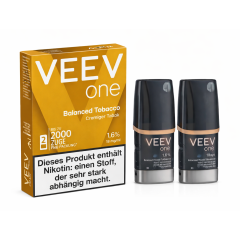 Картриджі IQOS VEEV one 2 Pods Balanced Tobacco (М’який тютюн)