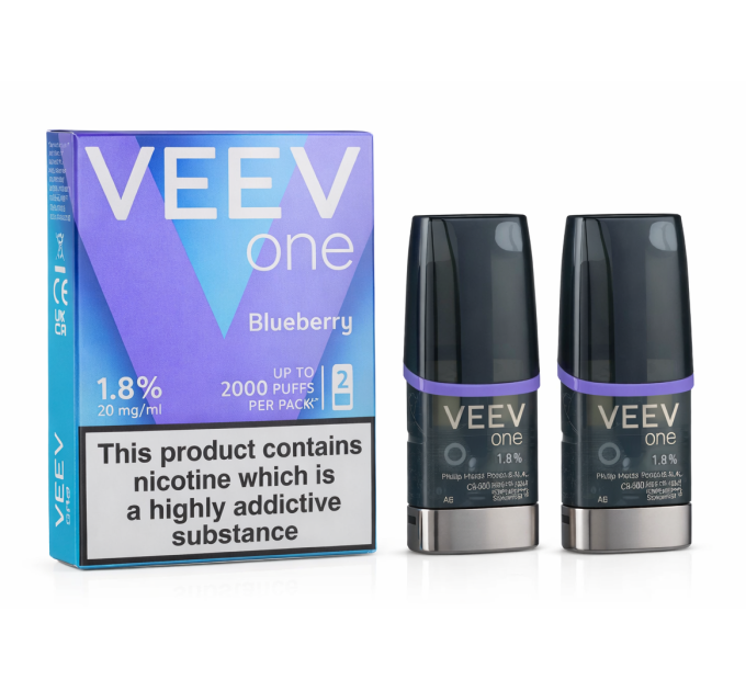 Картриджі IQOS VEEV one 2 Pods Blueberry (Чорниця)