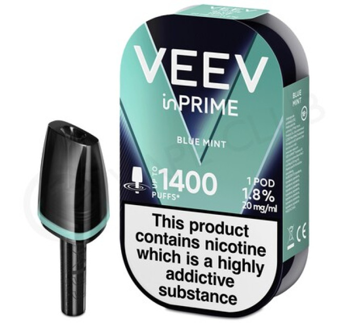 Картридж IQOS VEEV inPRIME 1 Pod Blue Mint (Мята) Картридж IQOS VEEV inPRIME 1 Pod Blue Mint (Мята)