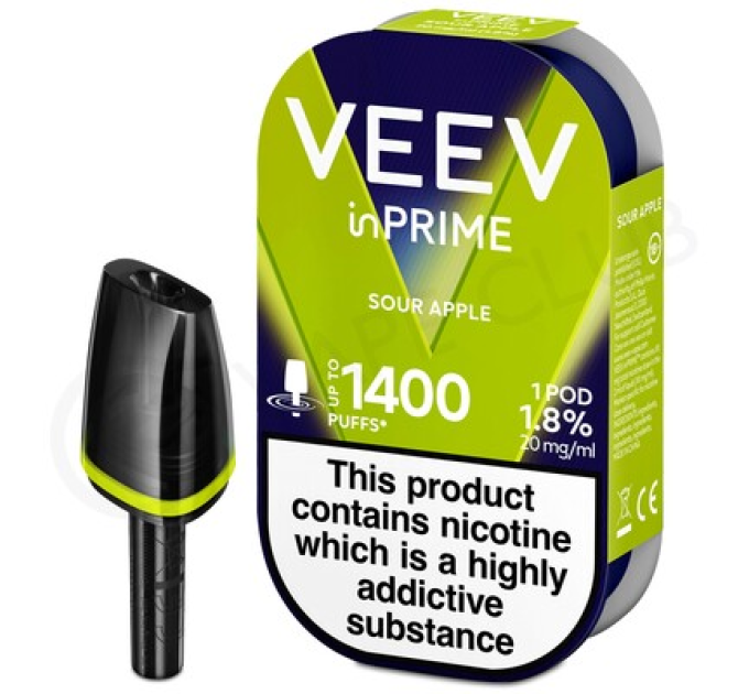 Картридж IQOS VEEV inPRIME 1 Pod Sour Apple (Кислое яблоко) Картридж IQOS VEEV inPRIME 1 Pod Sour Apple (Кислое яблоко)