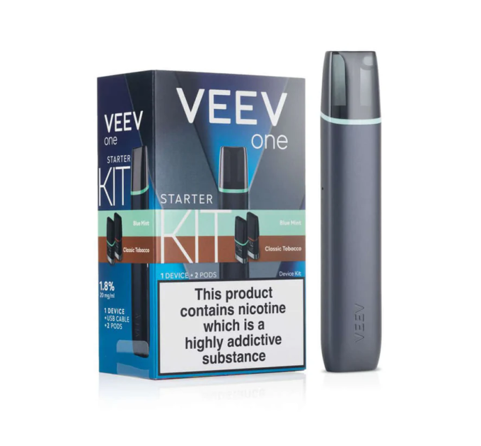 Pod система IQOS VEEV ONE + 2 картриджі Mint, Tobacco (М'ята, Тютюн)