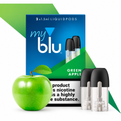 Картриджі My Blu Green Apple (Зелене Яблуко) 9 мг Картриджі My Blu Green Apple (Зелене Яблуко) 9 мг