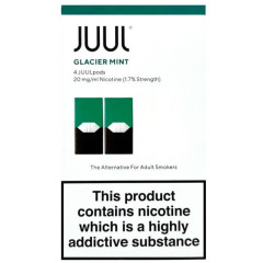 Картриджі JUUL 1 Glacier Mint (М'ята) 20 мг (2%) 2 шт