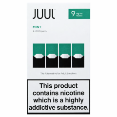 Картриджі JUUL 1 Mint (М'ята) 9 мг (0,9%) 4 шт