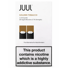 Картриджі JUUL 1 Golden Tobacco (Золотий тютюн) 20 мг (2%) 2 шт