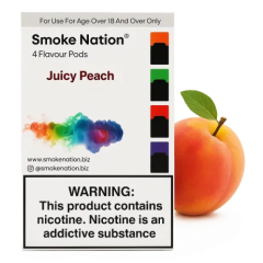 Картриджі JUUL 1 Smoke Nation Juicy Peach (Персик) 50 мг (5%)