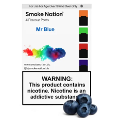 Картриджі JUUL 1 Smoke Nation Mr Blue (Чорниця) 50 мг (5%)